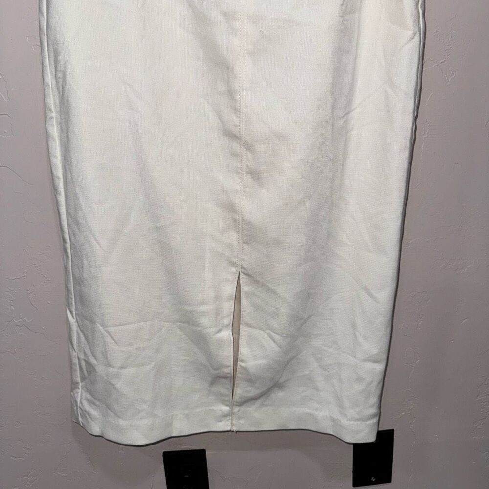 New Ann Taylor Flutter Sleeve Belted Sheath Dress - Picture 5 of 7